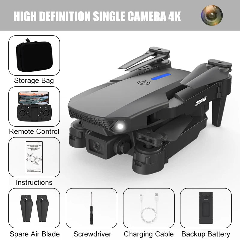 Foldable Professional Mini Drone 4K HD Camera
