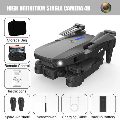 Foldable Professional Mini Drone 4K HD Camera